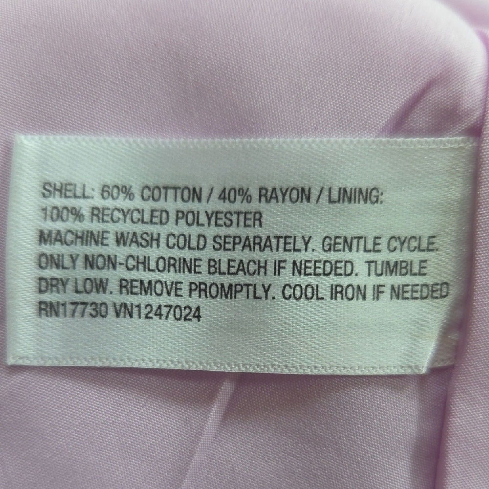 Future Colective Jenee Naylor Lavender Sleeveless Button-Up Vest - Picture 10 of 12